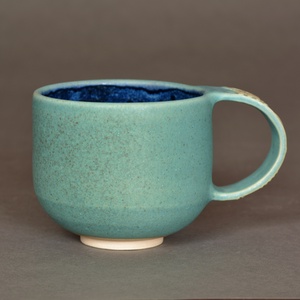 Kerámia bögre, skandináv stílus (türkiz-kék), Otthon & Életmód, Konyhafelszerelés, tálalás, Tálalás, Bögre & Csésze, Kerámia, MESKA