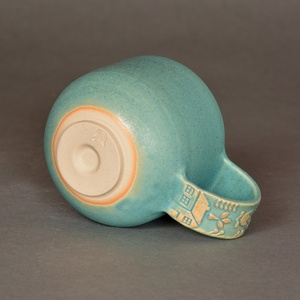 Kerámia bögre, skandináv stílus (türkiz-kék) - otthon & életmód - konyhafelszerelés, tálalás - tálalás - bögre & csésze - Meska.hu