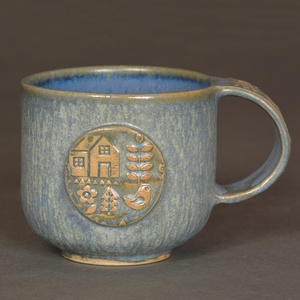 Kerámia bögre, skandináv stílus (kék), Otthon & Életmód, Konyhafelszerelés, tálalás, Tálalás, Bögre & Csésze, Kerámia, MESKA