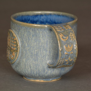 Kerámia bögre, skandináv stílus (kék) - otthon & életmód - konyhafelszerelés, tálalás - tálalás - bögre & csésze - Meska.hu