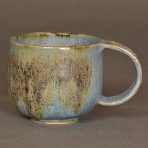 Kerámia bögre, skandináv stílus (kék-fekete) - Meska.hu