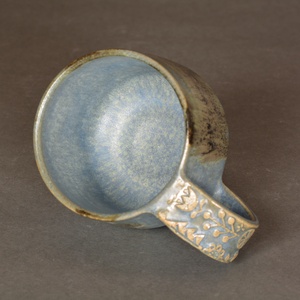 Kerámia bögre, skandináv stílus (kék-fekete) - otthon & életmód - konyhafelszerelés, tálalás - tálalás - bögre & csésze - Meska.hu