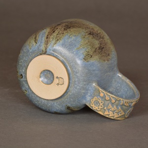 Kerámia bögre, skandináv stílus (kék-fekete) - otthon & életmód - konyhafelszerelés, tálalás - tálalás - bögre & csésze - Meska.hu