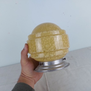 Art deco fali lampa, barna buras lampa - otthon & életmód - lámpa - falilámpa - Meska.hu