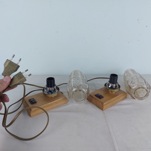 Par retro asztali lampa, kis lampa - otthon & életmód - lámpa - asztali lámpa - Meska.hu
