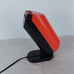 Retro piros asztali lampa, irodai lampa - otthon & életmód - lámpa - asztali lámpa - Meska.hu