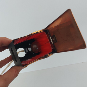 Auto asztali regi lampa, retro hangulatu, hangulatlampa - otthon & életmód - lámpa - asztali lámpa - Meska.hu
