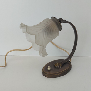 Regi asztali virag buras lampa, fali lampa - otthon & életmód - lámpa - asztali lámpa - Meska.hu
