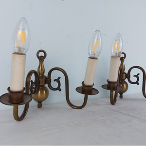 Romantikus par fali lampa, retro lampa, regi hangulatos lampas lampa - otthon & életmód - lámpa - falilámpa - Meska.hu