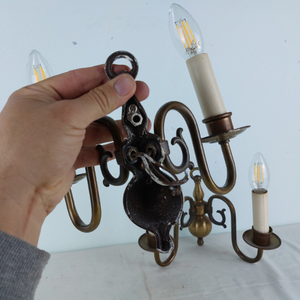 Romantikus par fali lampa, retro lampa, regi hangulatos lampas lampa - otthon & életmód - lámpa - falilámpa - Meska.hu