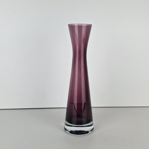 Lila vaza, szep uveg vaza, retro, Otthon & Életmód, Virágdekoráció, Virágtartó, Váza, , MESKA