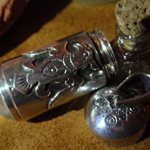 Ezüst fiola (turul) amulett - ékszer - nyaklánc - medál - Meska.hu