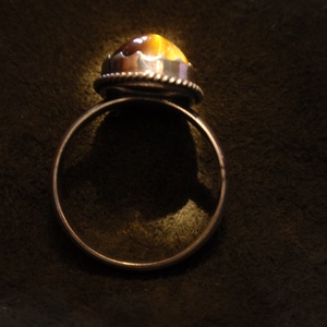 Tigrisszem ezüst gyűrű - ékszer - gyűrű - szoliter gyűrű - Meska.hu