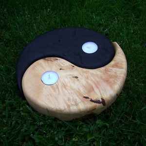 Yin-yang mécsestartó Karácsonyra :) - Meska.hu Yin-yang mécsestartó Karácsonyra :) - Meska.hu