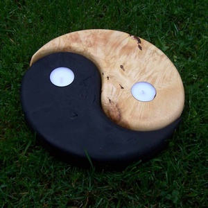 Yin-yang mécsestartó Karácsonyra :) -  - Meska.hu Yin-yang mécsestartó Karácsonyra :) -  - Meska.hu