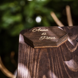 Esküvői gyűrűdoboz többféle színben - esküvő - kiegészítők - gyűrűtartó & gyűrűpárna - Meska.hu