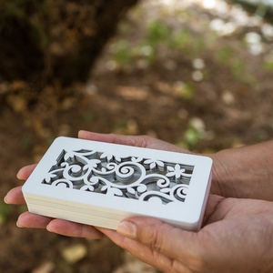 Esküvői gyűrű dobozotok végtelen jellel - Meska.hu