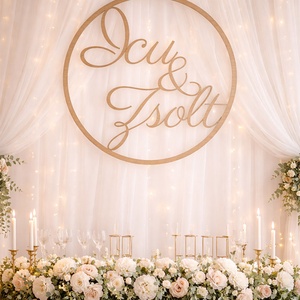 Esküvői szülő köszöntők + esküvői írott fa felirat  - esküvő - dekoráció - helyszíni dekor - Meska.hu