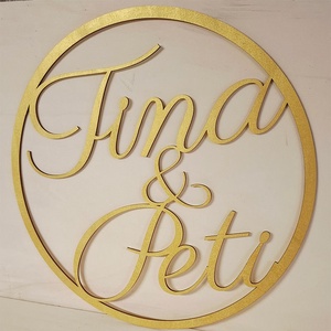 Esküvői szülő köszöntők + esküvői írott fa felirat  - esküvő - dekoráció - helyszíni dekor - Meska.hu