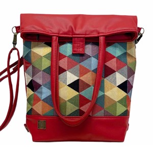 SuziartBag Piros káró mintás 3in1 táska, Táska & Tok, Kézitáska & válltáska, Válltáska, , MESKA
