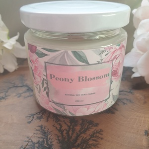 Peony Blossom, Otthon & Életmód, Gyertya, illat, aroma, Gyertya, Gyertya-, mécseskészítés, MESKA