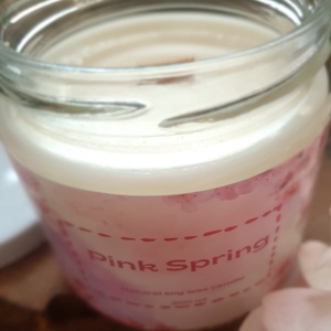 Pink Spring - otthon & életmód - gyertya, illat, aroma - gyertya - Meska.hu