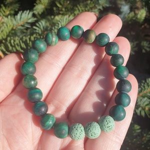 Illatfelhő a csuklódon, illatos ásványkarkötő, lávakő és matt tigrisszemből - ékszer - karkötő - ásványkarkötő - Meska.hu