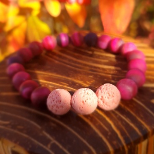 Illatfelhő a csuklódon, illatos ásványkarkötő, lávakő és matt tigrisszemből, Ékszer, Karkötő, Ásványkarkötő, Ékszerkészítés, MESKA