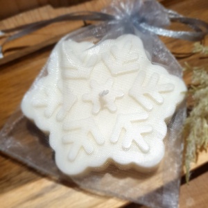 Szójaviasz gyertya hópehely alakú, Kellékek & szerszámok, Dekorációs kellékek, Dekorációs gyertya, Gyertya-, mécseskészítés, MESKA