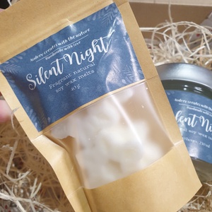 Karácsonyi ajándékdoboz, szójaviasz gyertya és illatviasz - karácsony - karácsonyi lakásdekoráció - karácsonyi illatgyertya, mécses - Meska.hu