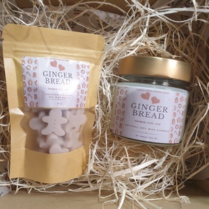 Karácsonyi ajándékdoboz, szójaviasz gyertya és illatviasz - karácsony - karácsonyi lakásdekoráció - karácsonyi illatgyertya, mécses - Meska.hu