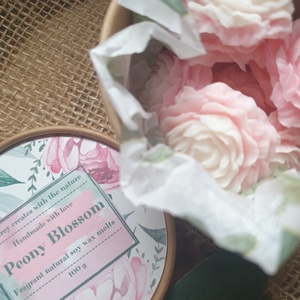 Illatviasz-Peony Blossom 100g - otthon & életmód - gyertya, illat, aroma - illatviasz - Meska.hu