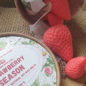Illatviasz-Strawberry season 100g - otthon & életmód - gyertya, illat, aroma - illatviasz - Meska.hu