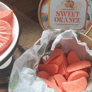 Illatviasz-Sweet orange 100g, Otthon & Életmód, Gyertya, illat, aroma, Illatviasz, Gyertya-, mécseskészítés, MESKA