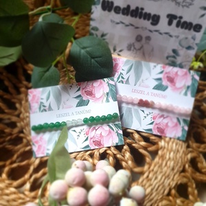 Tanú felkérő ásványkarkötő kártyával, Ékszer, Karkötő, Ásványkarkötő, Ékszerkészítés, MESKA