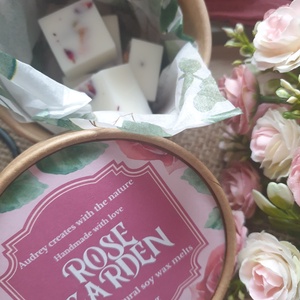Illatviasz-Rose Garden 100g - otthon & életmód - gyertya, illat, aroma - illatviasz - Meska.hu