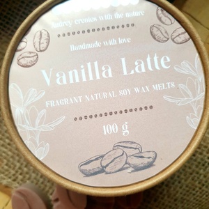 Illatviasz-Vanilla Latte 100g - otthon & életmód - gyertya, illat, aroma - illatviasz - Meska.hu