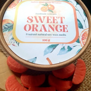 Illatviasz-Sweet orange 100g - otthon & életmód - gyertya, illat, aroma - illatviasz - Meska.hu