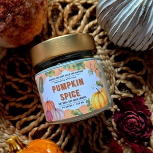 Természetes szójaviasz gyertya-Pumpkin Spice - Meska.hu