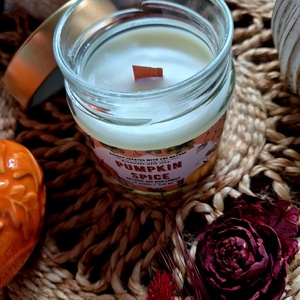 Természetes szójaviasz gyertya-Pumpkin Spice - otthon & életmód - gyertya, illat, aroma - gyertya - Meska.hu