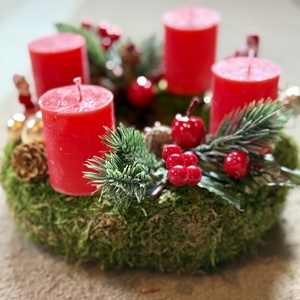 Adventi koszorú  - Meska.hu