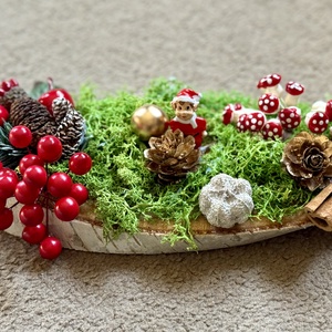 Manós karácsonyi kicsi asztaldísz - otthon & életmód - dekoráció - asztal és polc dekoráció - asztaldísz - Meska.hu