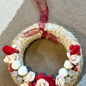 Tavaszi koszorú  - otthon & életmód - dekoráció - ajtó- és ablak dekoráció - ajtódísz & kopogtató - Meska.hu