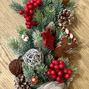 Karácsonyfaág asztaldísz - otthon & életmód - dekoráció - asztal és polc dekoráció - hamutál, öngyújtó, pipa - Meska.hu