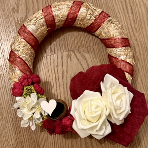 Virágos koszorú  - Meska.hu
