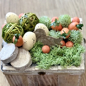 Húsvéti asztaldísz  - otthon & életmód - dekoráció - asztal és polc dekoráció - zuzmódekoráció, mohadekoráció - Meska.hu