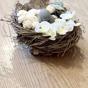 Húsvéti dísz - madárfészek - otthon & életmód - dekoráció - asztal és polc dekoráció - asztaldísz - Meska.hu