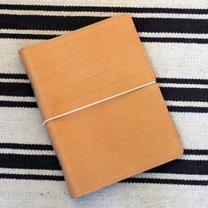 Valódi bőr mappa (A5), filofax, jegyzetfüzet, határidőnapló  - Meska.hu