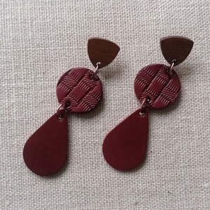 Valdi bőr fülbevaló, Ékszer, Fülbevaló, Lógó csepp fülbevaló, Bőrművesség, MESKA