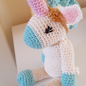 Horgolt amigurumi unicornis - Meska.hu